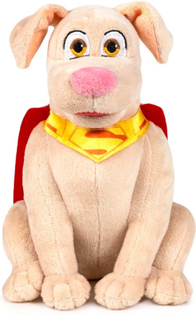 Krypto (Superman) - DC Club van Super-Pets Pluche Knuffel 30 cm {DC Comics Plush Toy Superpets | Speelgoed Knuffeldier voor kinderen jongens meisjes | Superman, Batman, Wonder Woman, Robin | Ace Krypto}